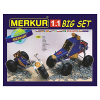Stavebnica MERKUR 1.1 10 modelov 240ks v krabici 36x26,5x5,5cm