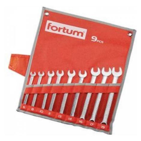 FORTUM Kľúče očko-vidlicové 9D FORTUM