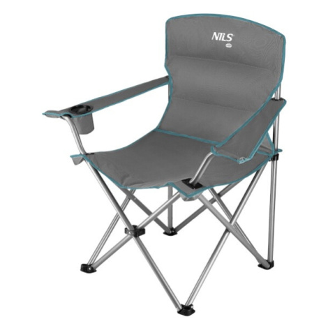 Skladacia stolička NILS Camp NC3079 sivo-zelená