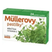 DR. MÜLLER Müllerove pastilky brečtan vitamín C 24 ks