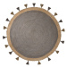 Kusový koberec Lunara Grey kruh – na ven i na doma - 150x150 (průměr) kruh cm Flair Rugs koberce