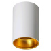 Stropné prisadené svietidlo ELIZA , GU10, IP20, hliník, bielo-zlatá (ORNO)