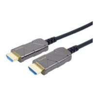 PremiumCord Ultra High Speed HDMI 2.1 optický fiber kábel 8K @ 60Hz, pozlátené 25m