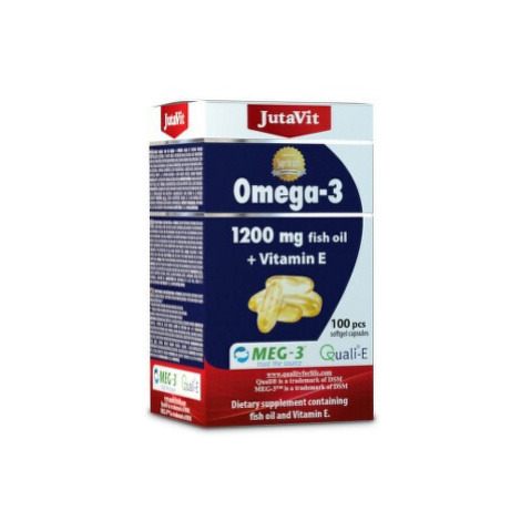 JUTAVIT Omega-3 1200 rybí olej + vitamín E 100 kapsúl