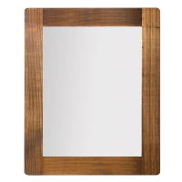 Estila Štýlové nástenné zrkadlo Flash z masívneho dreva mindi 100cm