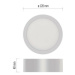 LED prisadené svietidlo NEXXO, kruhové, biele, 7,6W, CCT