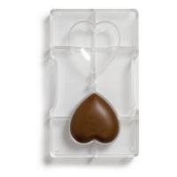 Forma na čokoládu - srdce 6,7 x 6,6 cm - Decora