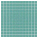 Mozaika Rako Color Two tyrkysová 30x30 cm mat GDM02467.1