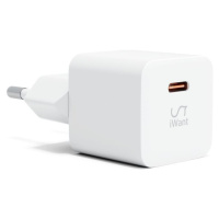 iWant USB-C PD MINI II sieťová nabíjačka s rýchlo-nabíjaním 20W biela