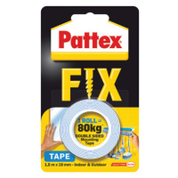 PATTEX TAPE - Obojstranne lepiaca páska do 80 kg 1,5m x 19mm