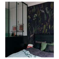 WALLCOLORS Calm Heron Navy wallpaper - tapeta POVRCH: Prowall Concrete