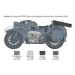 Model Kit military 7406 - Zundapp KS 750 with sidecar (1:9)