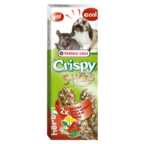 Maškrta Versele Laga Crispy Sticks králik/činčila - bylinky 2ks 110g