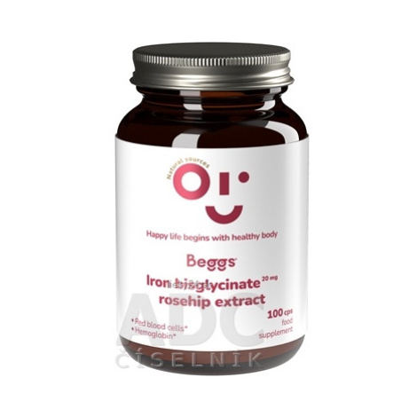 Beggs IRON bisglycinate 20 mg + ROSEHIP extract