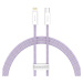 Kábel USB-C cable for Lightning Baseus Dynamic Series, 20W, 1m (purple)