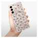 Odolné silikónové puzdro iSaprio - Abstract Triangles 03 - black - Samsung Galaxy S22+ 5G