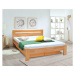 Masívna posteľ Maribo 2, 180x200, vr. roštu, bez matraca, jelša