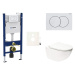 Cenovo zvýhodnený závesný WC set Geberit do ľahkých stien / predstenová montáž + WC SAT Infiniti