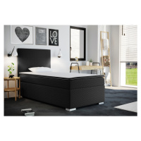 Expedo Čalúnená posteľ boxspring RENATA + topper, 70x200, sawana pik honey 14, pravá