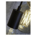 Čierne závesné svietidlo s kovovým tienidlom Oslo – it&#39;s about RoMi