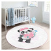 Biely detský koberec ø 80 cm Comfort – Mila Home