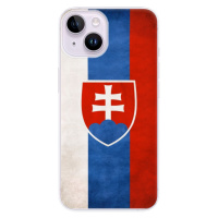 Odolné silikónové puzdro iSaprio - Slovakia Flag - iPhone 14