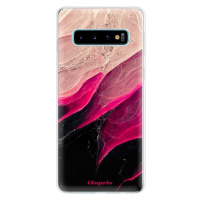 Odolné silikónové puzdro iSaprio - Black and Pink - Samsung Galaxy S10