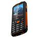 EVOLVEO StrongPhone Z6, vodotesný odolný telefón Dual SIM, čierno-oranžový