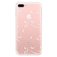 Odolné silikónové puzdro iSaprio - Fancy - white - iPhone 7 Plus