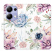 Flipové puzdro iSaprio - Succulents Pattern - Xiaomi Redmi Note 13 Pro