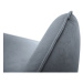 Sivá zamatová pohovka Cosmopolitan Design Florence,160 cm