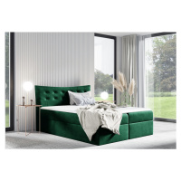 Expedo Čalúnená posteľ boxspring SALAMON + topper, 120x200, kronos 19