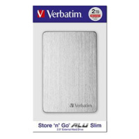 Verbatim externý pevný disk, Store, n, Go ALU Slim, 2.5