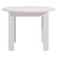 Okrúhly jedálenský stôl dante - biela