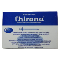 CHIRANA U100 Injekčná striekačka ins. 0,33x12-13 1 ml 100 kusov