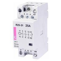 Stýkač modulárny R 25-31 24V AC 3NO+1NC (ETI)