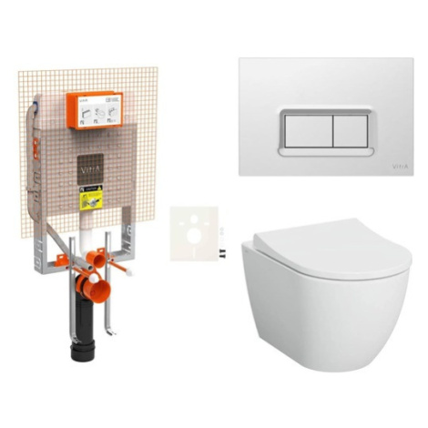 Cenovo zvýhodnený závesný WC set VitrA na zamurovanie + WC VitrA Nuo SIKOVIZNUO680