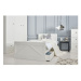 Biela zásuvka pod detskú posteľ 90x200 cm - Pinio