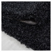 Kusový koberec Dream Shaggy 4000 Antrazit kruh - 120x120 (průměr) kruh cm Ayyildiz koberce