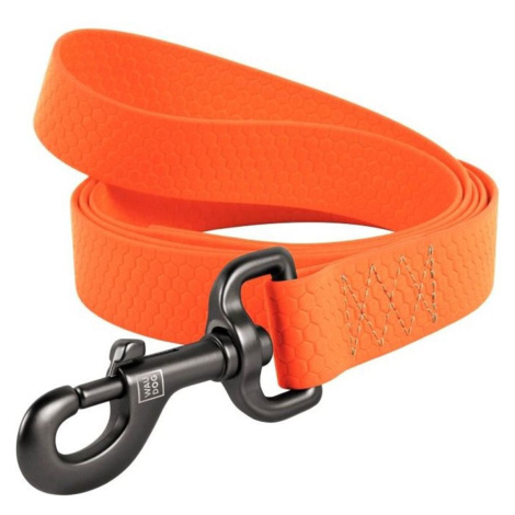 Vodítko WAU DOG vodeodolné - oranžové 183 cm / 25 mm