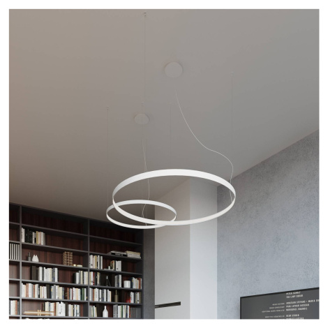 LED závesné svietidlo Rio 55, horizontálne, 4 000 K, biele SOLLUX LIGHTING