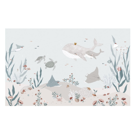 Detská tapeta 400 cm x 248 cm Dreamy Seabed – Lilipinso