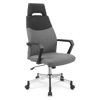 HALMAR Olaf kancelárska stolička s podrúčkami sivá / čierna