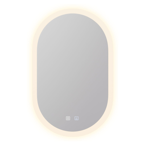 Blumfeldt Caledonian, LED kúpeľňové zrkadlo, IP44 LED-dizajn, 3 teploty farieb, 45 x 80 cm, stmi