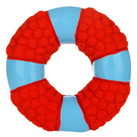 Reedog ring red, latexová pískacia hračka, 11 cm