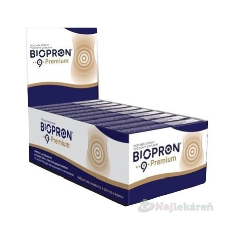 BIOPRON 9 Premium box pre normálnu črevnú flóru, cps 10x10 ks (100 ks)