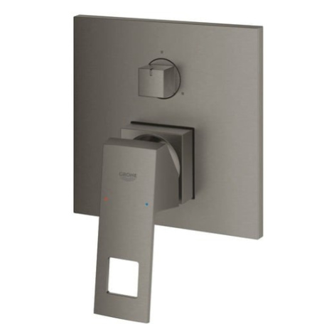 Vaňová batéria Grohe EUROCUBE bez podomietkového telesa kartáčovaný Hard Graphite 24094AL0