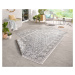 Kusový koberec Twin-Wendeteppiche 103116 grau creme – na ven i na doma - 80x150 cm NORTHRUGS - H