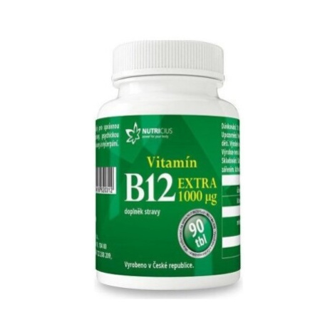 NUTRICIUS Vitamín B12 extra 1000 µg 90 tabliet