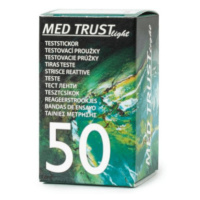 MED TRUST Light testovacie prúžky 50 ks